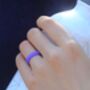Handcrafted Ladies Silicone Colourful Ring, thumbnail 1 of 10