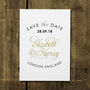 Baroque Save The Date Card Or Magnet, thumbnail 1 of 9