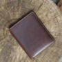 Luxury Brown Leather Passport Holder Wallet Gift Boxed Personalised, thumbnail 3 of 6