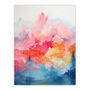 Natural Geometry Multicoloured Mountains Wall Art Print, thumbnail 6 of 6