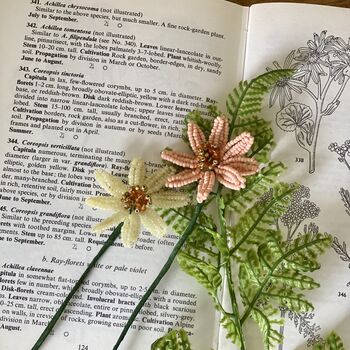 Coreopsis Beaded Flower Craft Kit, 3 of 4