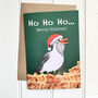 Funny Merry Chipmas Seagull Christmas Card, thumbnail 2 of 3