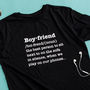 Personalised Boyfriend Definition T Shirt, thumbnail 2 of 4