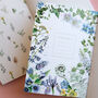 Inky Wildflower Eco Notebook, thumbnail 7 of 11