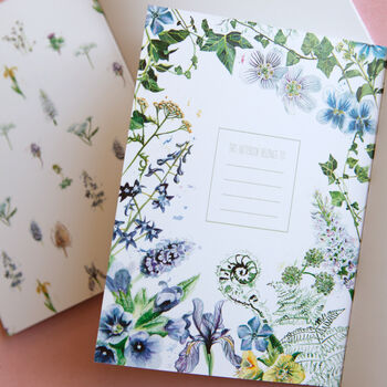 Inky Wildflower Eco Notebook, 7 of 11