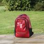 Personalised England Red Cricket Rucksack, thumbnail 1 of 4