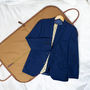 Classic Leather Garment Suit Carrier, thumbnail 2 of 9