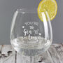 Personalised 'Gin To My Tonic' Gin Balloon Glass, thumbnail 1 of 6