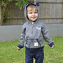 Personalised Baby Hoodie, Fox Vest And Joggers Set, thumbnail 3 of 7
