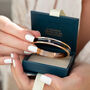 Initial Bangle Gold, Silver Or Rose Gold, thumbnail 2 of 12