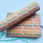 Retro 1980's Name Personalised Wrapping Paper, thumbnail 6 of 7