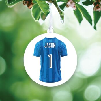 Personalised Football Shirt Decoration Gift, 2 of 3