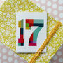 Mini Number Seventeen Card, thumbnail 4 of 5