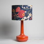 Bell Bottom Table Lamp With Carnation Floral Shade, thumbnail 1 of 2
