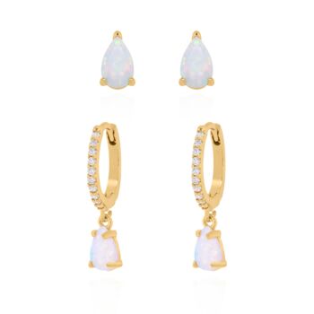 Opal Earring Gift Set, 3 of 9