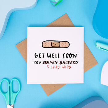 'Silly Billy' Get Well Soon Card, 2 of 2