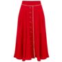 Rita Skirt In Lipstick Red Vintage 1940s Style, thumbnail 1 of 2