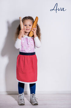 Personalised Aprons | Kids Apron For Toddlers And Girls, 4 of 12