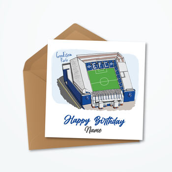 Everton Fc Personalised Birthday Card, 3 of 5