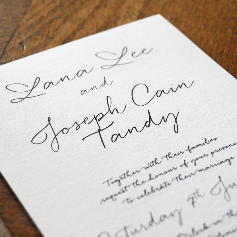 Letters In Wedding Invitations 2