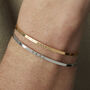 Men's Engraved Stacking Bracelet, thumbnail 2 of 7