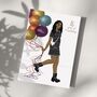 16 Years Of Black Girl Awesomeness Birthday Card, thumbnail 1 of 2