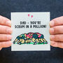 'Scrum In A Million' Rugby Coaster For Dad, thumbnail 3 of 4