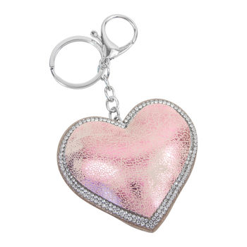 Sparkly Edged Love Heart Keyring, 2 of 5