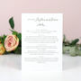 Delicate Foliage Wedding Invitations, thumbnail 3 of 5