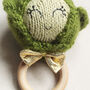 Sprout Christmas Teething Ring Rattle For Baby, thumbnail 5 of 7