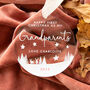 Personalised First Christmas As My Grandparents Bauble, thumbnail 5 of 6