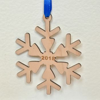 Snowflake Decoration Christmas Card, 2 of 2
