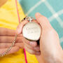 Personalised Message And Date Pocket Watch Rose Gold, thumbnail 1 of 6
