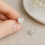 Sterling Silver Ammonite Stud Earrings – 6mm, thumbnail 4 of 10