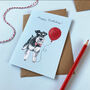 Schnauzer Dog Birthday Card, thumbnail 2 of 2