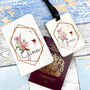 Personalised Monogram Passport Cover And Luggage Tag, thumbnail 3 of 4