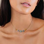 Short Green And Gold Necklace, thumbnail 1 of 3