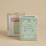 Green Book Shaped Ceramic Flower Vase With Gold Finish, thumbnail 3 of 9