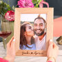 Personalised Couples Wooden Photo Frame New Home Gift, thumbnail 5 of 5
