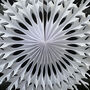 Set Of Six White Paper Snowflake Decorations, thumbnail 8 of 8