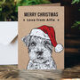 Dog Christmas Cards Pack Personalised, thumbnail 7 of 7