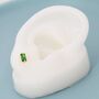 Sterling Silver Tiny Baguette Cut Emerald Green Cz Stud Earrings, thumbnail 11 of 12