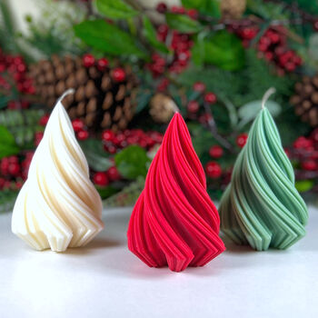 Christmas Tree Candle Festive Decoration Tablescape, 9 of 9