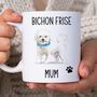 Bichon Frise Mum Mug, thumbnail 1 of 2