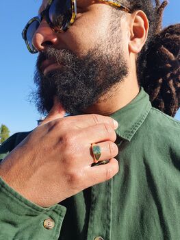 Emerald Signet Ring, 5 of 6