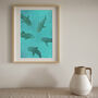 Whale Sharks Under The Sea Print, thumbnail 3 of 5