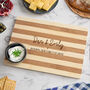 Personalised Couples Bamboo Serving Board, thumbnail 1 of 9