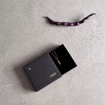February Birthstone Amethyst Gold Plated Necklace, 6 of 6