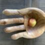 35cm Giant Hand Bowl – Handmade Teak Root Wooden Dish, thumbnail 3 of 10