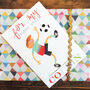 Football Cousin Greetings Card, thumbnail 1 of 5